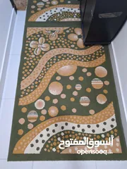  3 2 rugs, olive color in beige, size 170 cm x 120 cm