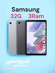  1 Samsung Tab a7 lite 32g 3ram تاب جلاكسي   كلاكسي  اقل سعر في المملكة الجديد a7lite