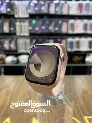  8 Used Apple watch series 7  ‎الساعة استخدام بسيط بطارية اصالي بنسبة 100% Blue