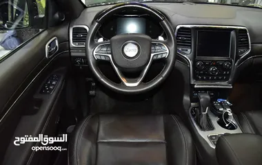  5 Jeep Grand Cherokee Overland 4x4 ( 2018 Model ) in Black Color GCC Specs