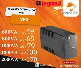  1 LEGRAND KEOR- SPX INTERACTIVE UPS - 600VA-2000VA - يو بي اس