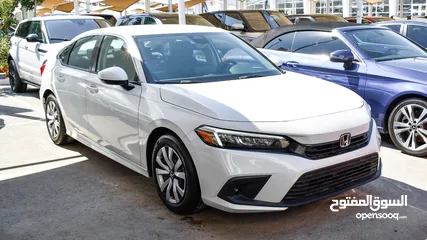  1 Honda civic with warranty in excellent condition