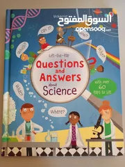  1 Questions and answers flap book about science for kids by Usborne.