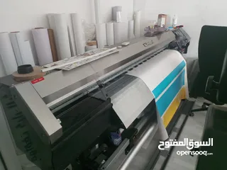  1 Printing Machine (مكينه طباعه فقط 180 سم  Roland XJ-740)
