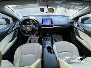  16 مازدا زوم 3 -  2019  بسعر 11600 دينار  كاش لون سلفر    لم تعمل سياحي او تطبيقات نهائي