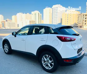  16 A Clean And Good Condition Mazda CX3 2018 White GCC