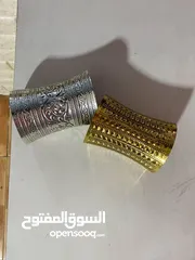  1 اساور تراثيه مميزه مصنوعه من النحاس من تراث المصريون جميله و فاخره و مريحه بالبس وجميله جدا للحفلات