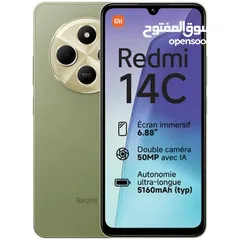  6 XIAOMI REDMI 14C (256GB) / 8 RAM NEW /// شاومي ريدمي 14 سي ذاكرة 256 رام 8 الجديد