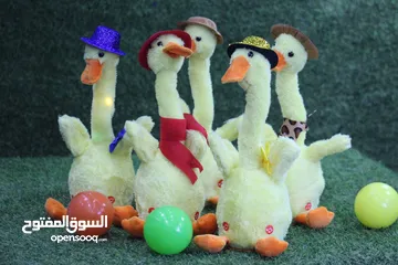  3 لعبة البطة الراقصة من island toys عدد نغمات مميز