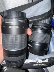  4 كاميرا ديجيتال كانون EOS 250D + عدسة 75-300