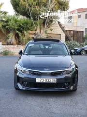  6 كيا اوبتما 2018 هايبرد اعلى اضافات جميع الضافات بلوراما جلد بحالة الشركة