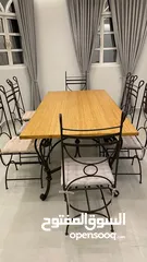  1 Dining table for 8 people