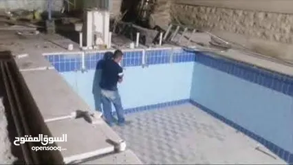  20 بناء مسابح برك سباحة نظام سكيمر واوفر فلو .
