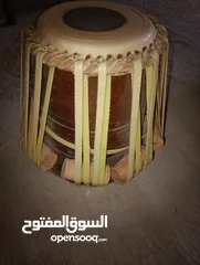  4 طبله هنديه قديمه مصنوعه من الخشب الصلب old Indian drum