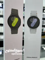  2 Samsung Watch 7 (44mm) ساعة سامسونج  جديدة الاصلية واتش 7 قياس 44مم متوفرة بالون الابيض silver