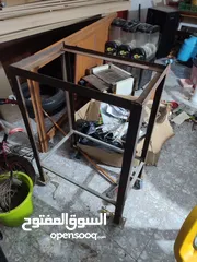  1 ماكنة سلش 3عيون نوعيه هاسك مع عرباوي تفصيل لها.. ماكنة سبريسو عين واحده ..ماكنة فشافيش ..