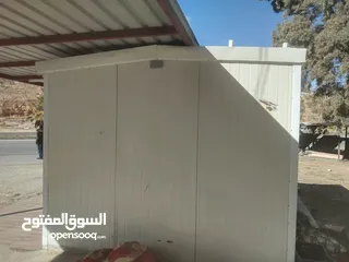  5 قرفان امريكي  بحاله جيده 3متر*4 متر مع معدات قهوه