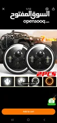  3 LED HEADLIGHTS FOR JEEP WRANGLER