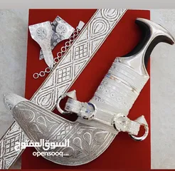  26 خنجر عماني قرن زراف هندي أصلي
