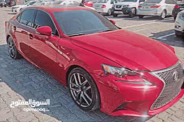  8 lexus IS 350 2015 RED FOR SALE  لكزس IS 350 2015 احمر للبيع