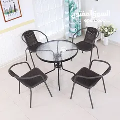  14 طقم خارجي (طاولة +2كرسي ) بسعر حرررررق بـــــ49دينار فقط لا غير!!!!