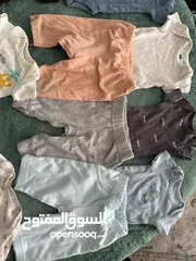 19 ملابس اطفال حديثي الولادة اكثر من 200 قطعة (من عمر صفر لغاية سنة)- ماركات اجنبية