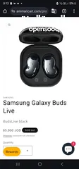  2 Samsung galaxy buds live سماعة سامسونج بدز لايف وارد امريكا