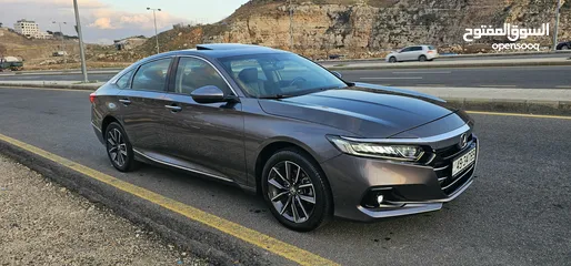  4 هوندا أكورد 2022 EXL وارد وكالة هوندا في الأردن، مالك واحد من الزيرو