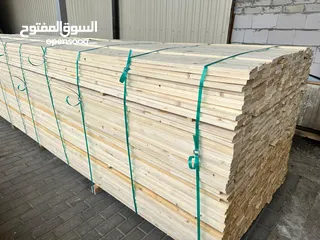  10 خشب ابيض Pine KD  و خشب سويد Spruce جاهز للشحن من اوروبا الى العقبة بافضل سعر