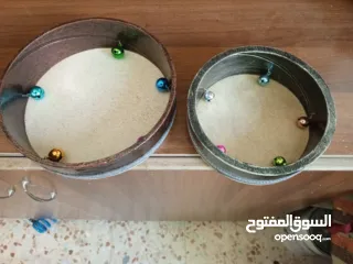  16 مجموعة متنوعة من الالات الموسيقية من الجلد الطبيعي وشغل يدوي 100%