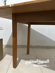  5 طاولة خشب متينة بتصميم أنيق جدًا بسعر لقطة