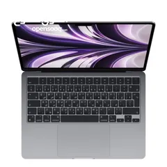  6 ماك بوك MacBook Air m2 سلفر مع ملحقات