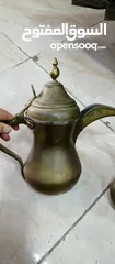  3 طقم دلة نحاس مختوم بغدادي قديم