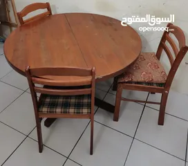  2 Dinning table with 3 chairs