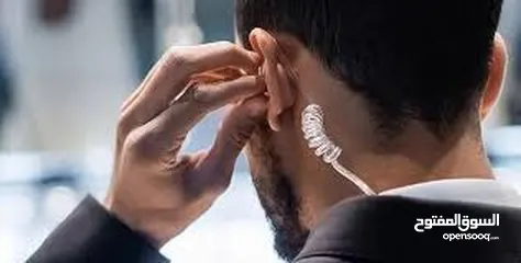  4 سماعة المهمات الخاصه الاصليه عسكرية مع مايك مكالمات مكفوله