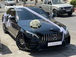  16 Mercedes C200 2019 (أحمد الشرمان) لتأجير سيارات الأعراس