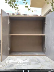  10 خزائن مطبخ علوي خشب لامنيت 18ضد العفن والرطوبة ولفتره محدوده