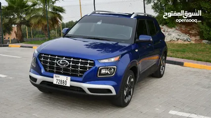  25 Hyundai - VENUE - 2022 - Blue - Small SUV - Eng 1.6L