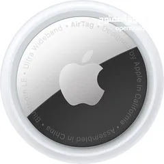  6 Apple Air Tag New قطعة ايرتاج ايفون الاصلية متوفرة الان و الكمية محدودة  متوفر بكج 4 قطع او 1 فقط