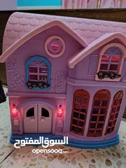 3 بيت باربي بحالة الجديد