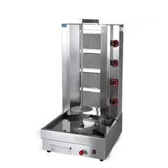  3 Shawarma Machine Stainless steel for Restaurant Hotel Cafeteria