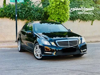  2 E200 AMG 2013 اقل عداد غرغوريه شبه جديده فحص كرت ابيض