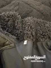  3 جاكيت the north face اسود فرو جديد