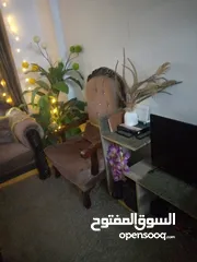  4 كنب حفر 7 مقاعد لون بني