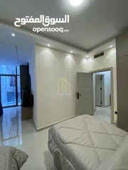  2 شقة شبه أرضية مفروشة للبيع 77م داخلي /77م خارجي في أرقى وأهدى مناطق عبدون  / ref 9523