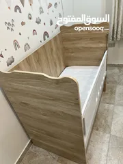  3 تخت بيبي خشب زان