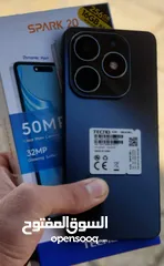  9 جهاز جديد بالكرتونة Spark 20 رام 16 جيجا 256 مكفول سنة متوفر توصيل