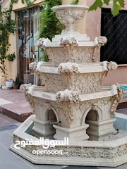  1 نافورا ملوكيا فايبر قوي فخمه للفلل الفاخرا بحاجا الا مضخه فقط