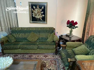  9 طقم كنب حفر فخم موديل كلاسيك وطقم خشب زان