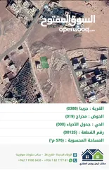  1 قطعة ارض للبيع 576 متر بالزرقاء - جريبا بالقرب من مسجد التقوى